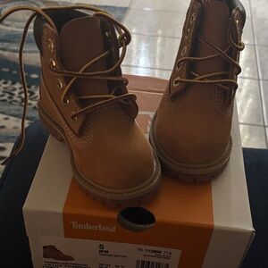 Timberland Kids Brown Lace-Up Boots